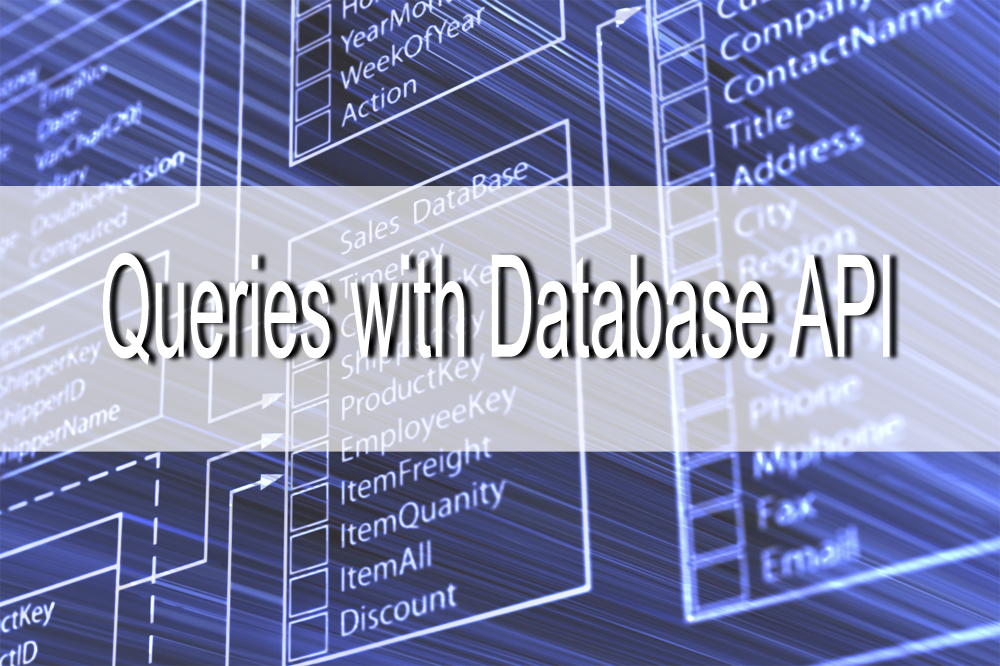 Building queries using Database API