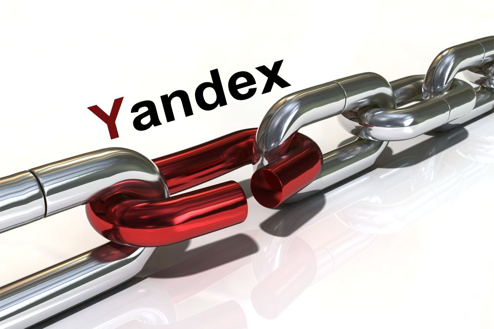 Yandex announcement about link ranking cancellation