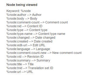 node being viewed