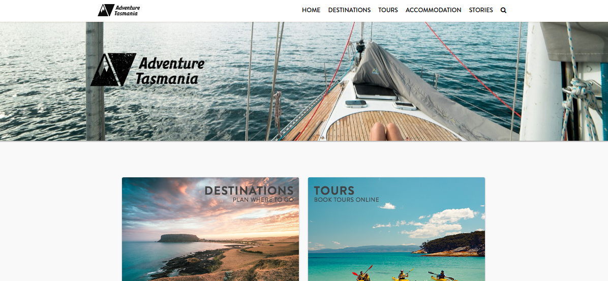 Adventure Tasmania Travel Website Built with Drupal 