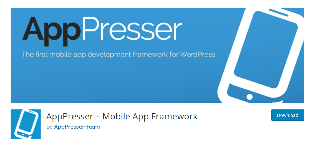 plugin that will help you convert a WordPress site into a mobile app