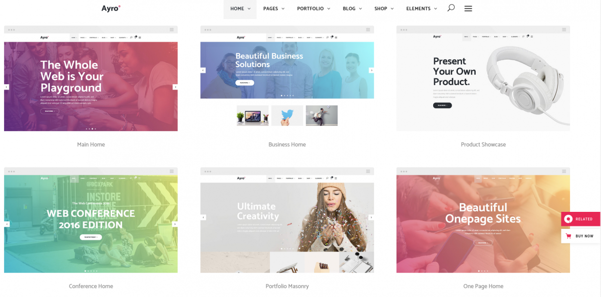 Ayro WordPress technology theme