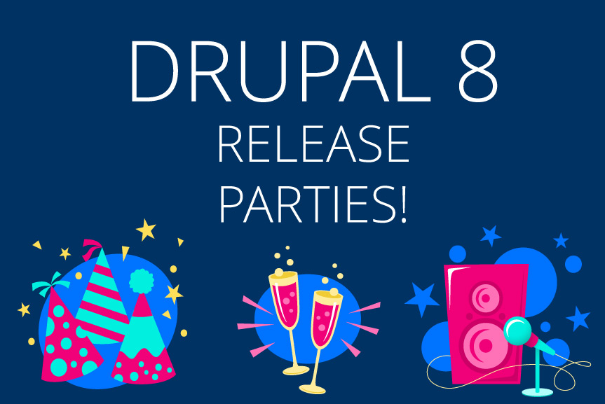 Drupal 8 release: great parties are on the way!