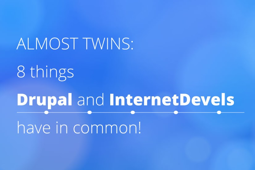 Almost twins: 8 things Drupal and InternetDevels have in common! 