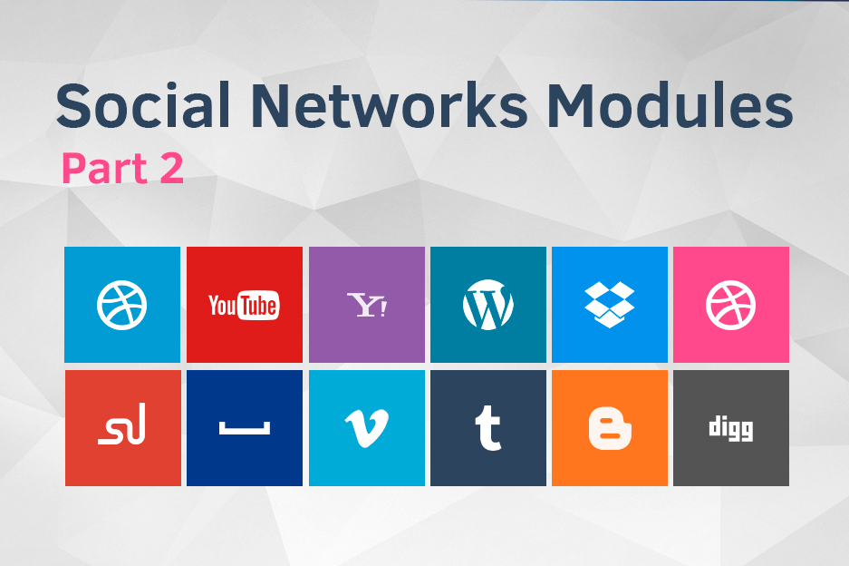 Drupal modules for social networks integration