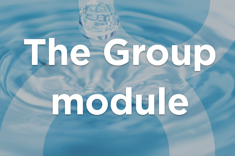 The Group module to manage your site access and permissions