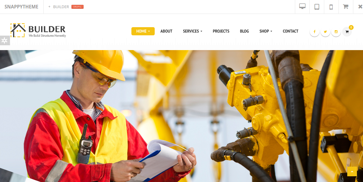 Builder Construction Drupal Theme