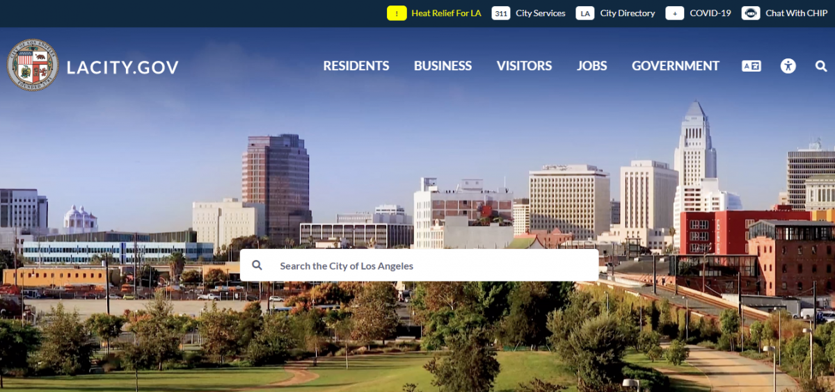 Los-Angeles City Website Build with Drupal