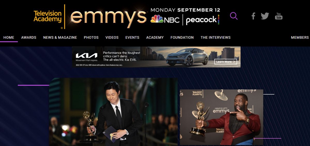 Emmy Drupal Website Example