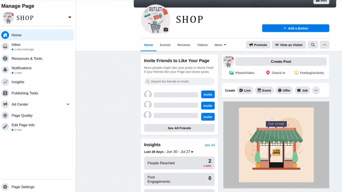 Shop Facebook