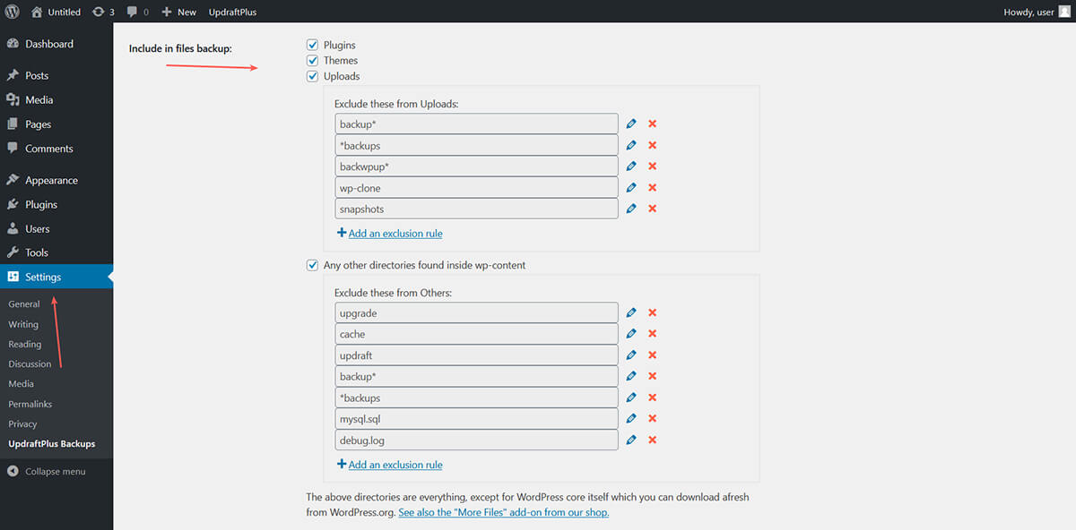 site files take up much more space