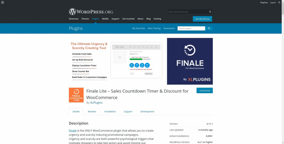 Finale Lite – Sales Countdown Timer & Discount for WooCommerce