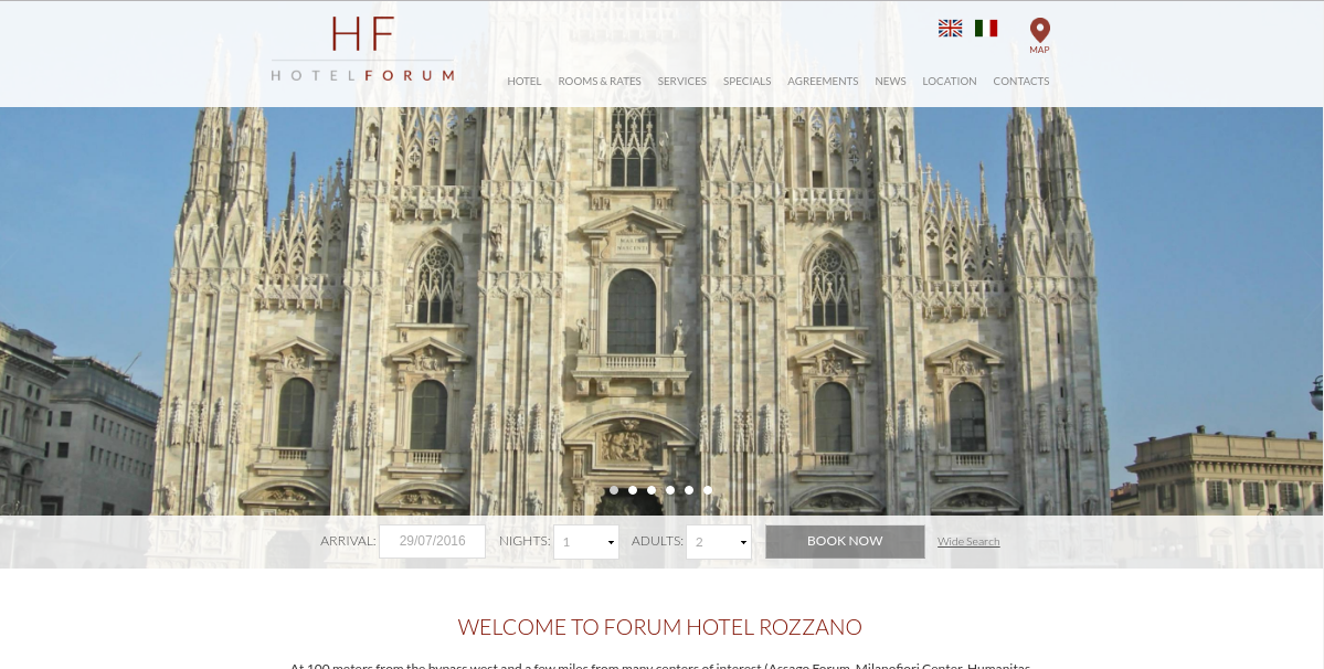 Forum Hotel Travel Website Built with Drupal 