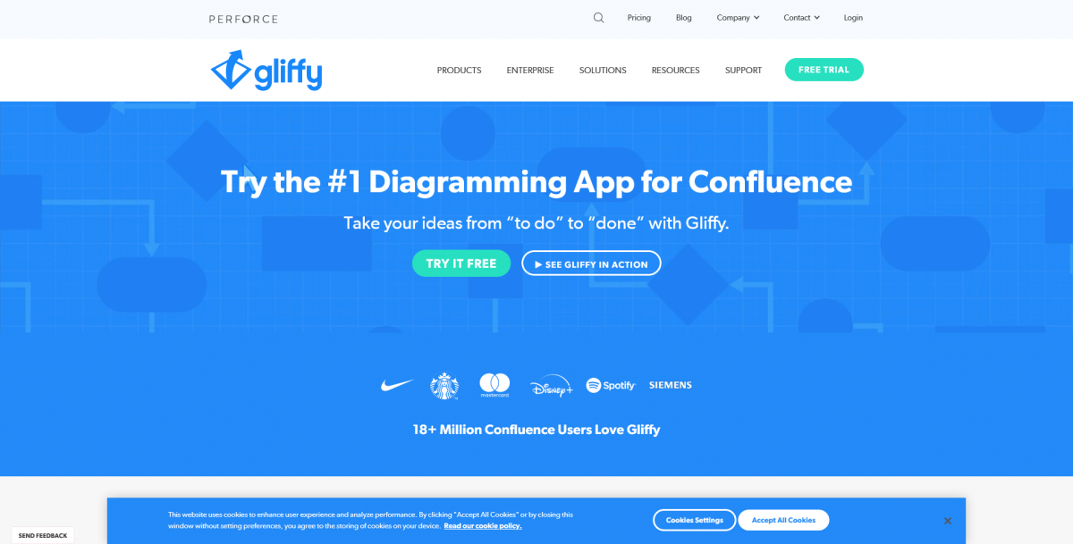 Gliffy is an online diagramming and flowchart tool