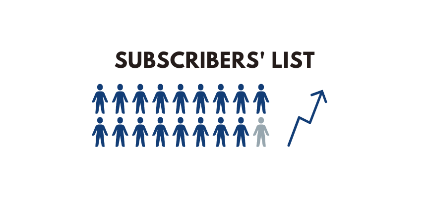 Grow your subscribers' list