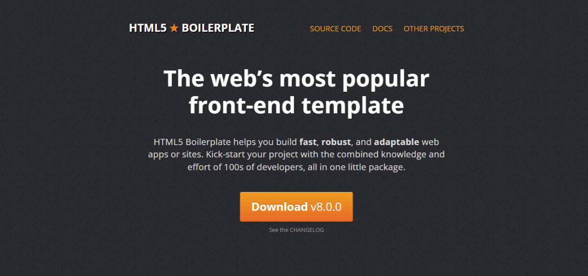 html 5 Boilerplate