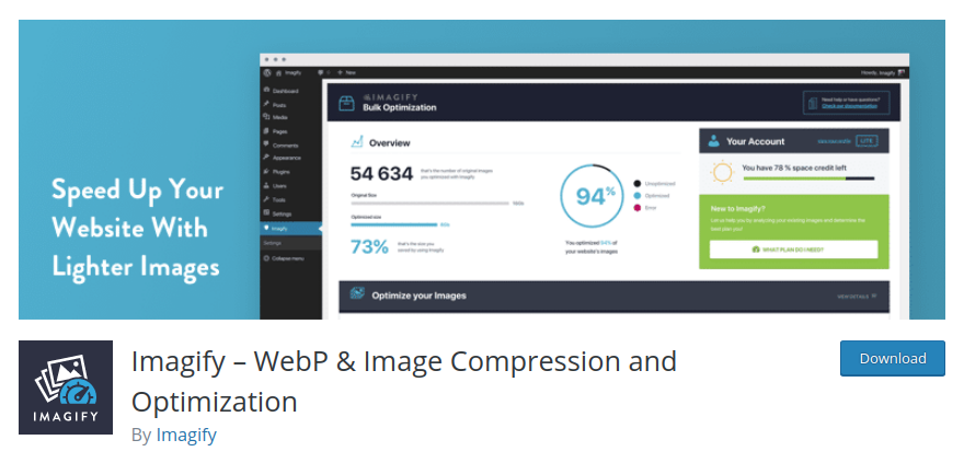 Imagify — image optimization plugin for WordPress