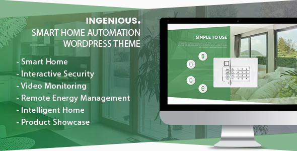 Ingenious WordPress technology theme