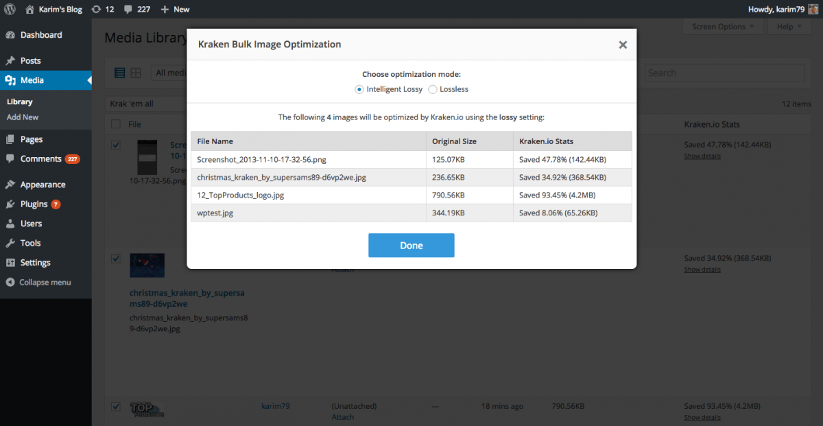 Kraken — image optimization plugin for WordPress