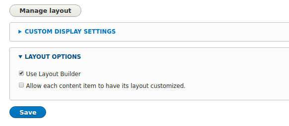 Layout Builder - Drupal 8-6-0