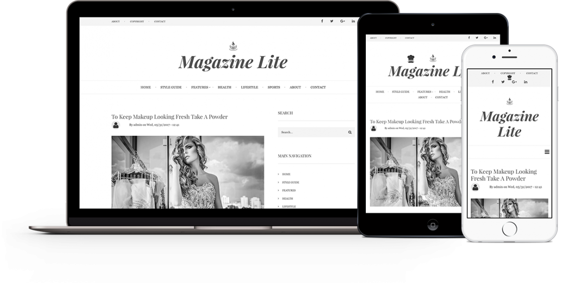 Magazine Lite drupal bootstrap theme