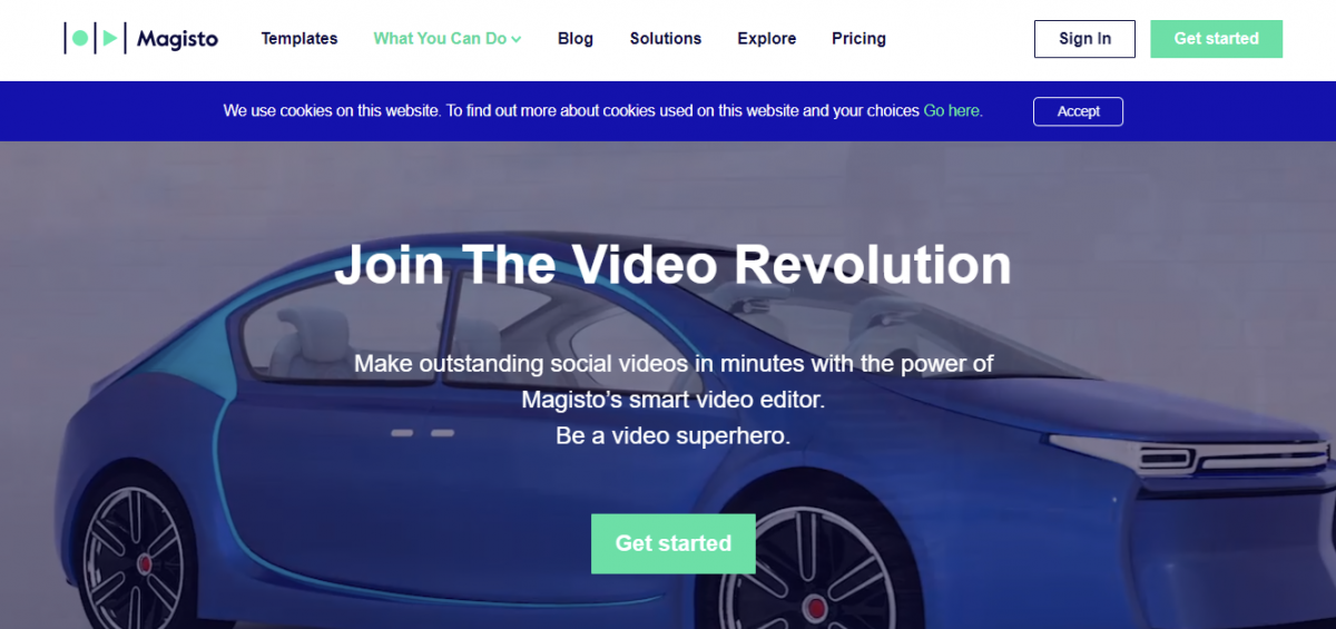 Magisto free online video editor