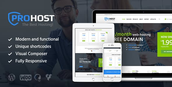 ProHost WordPress technology theme