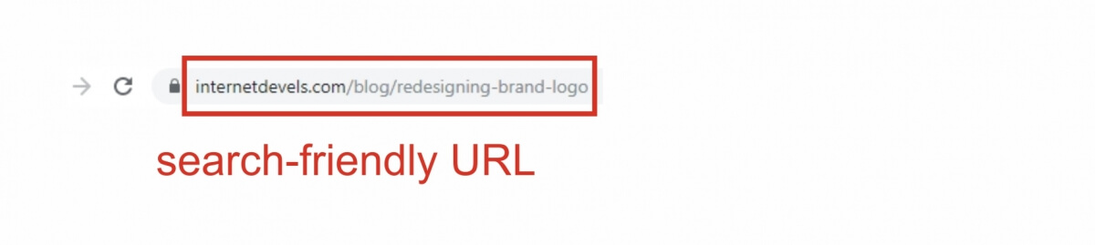 search-friendly URL