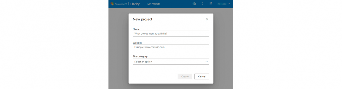 Sign up for Microsoft Clarity
