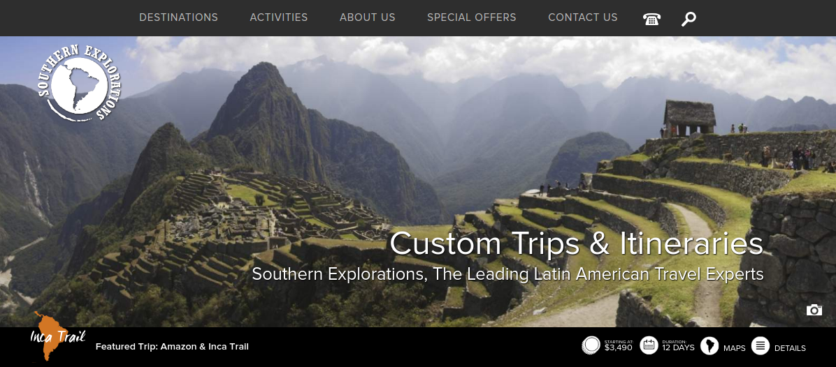 south ernexplorations Travel Website