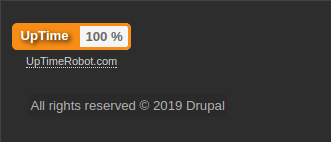 Uptime Widget Drupal module