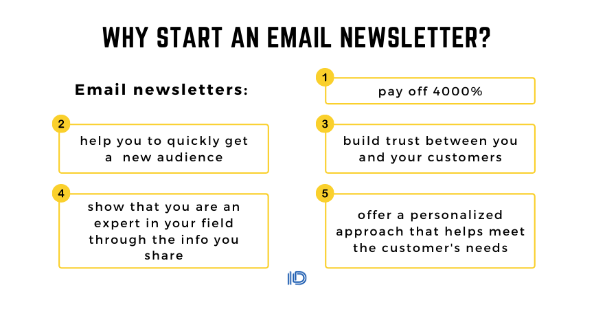 Why start an email newsletter?