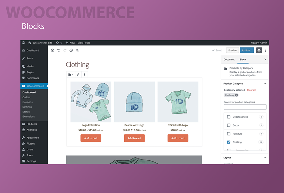 woocommerce plugin for wordpress